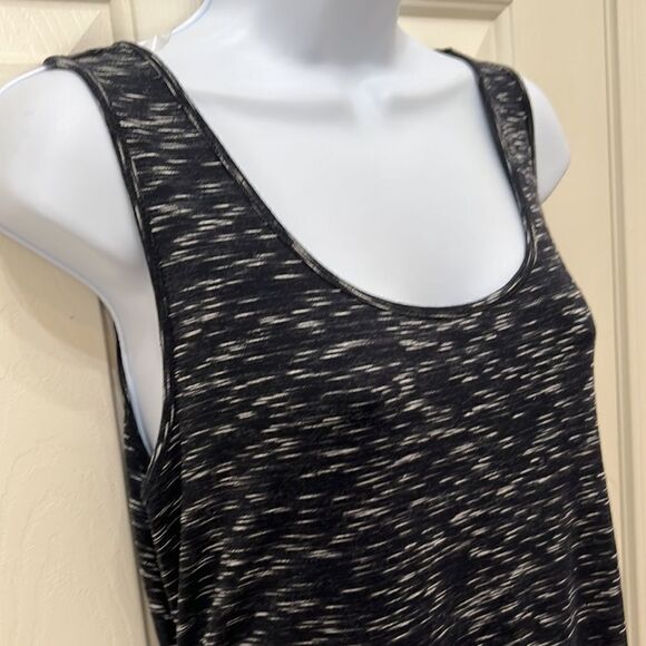 Liz Lang Maternity For Target Medium Black White Ebony Space Dye Midi Dress New - Picture 3 of 8